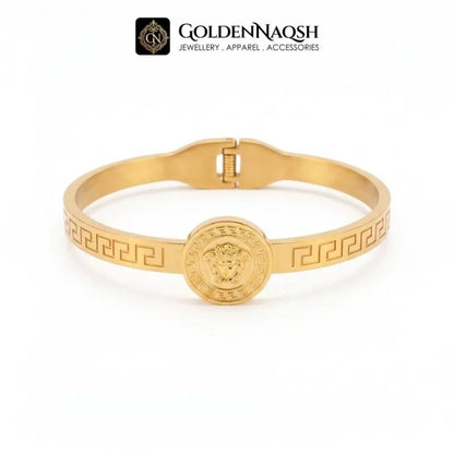 Golden Medallion Bangle