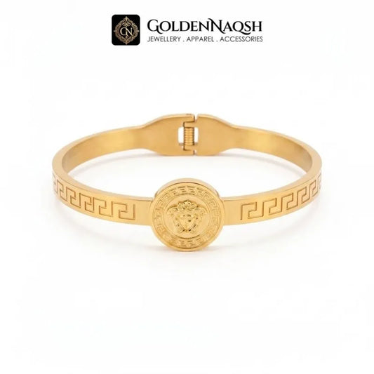 Golden Medallion Bangle