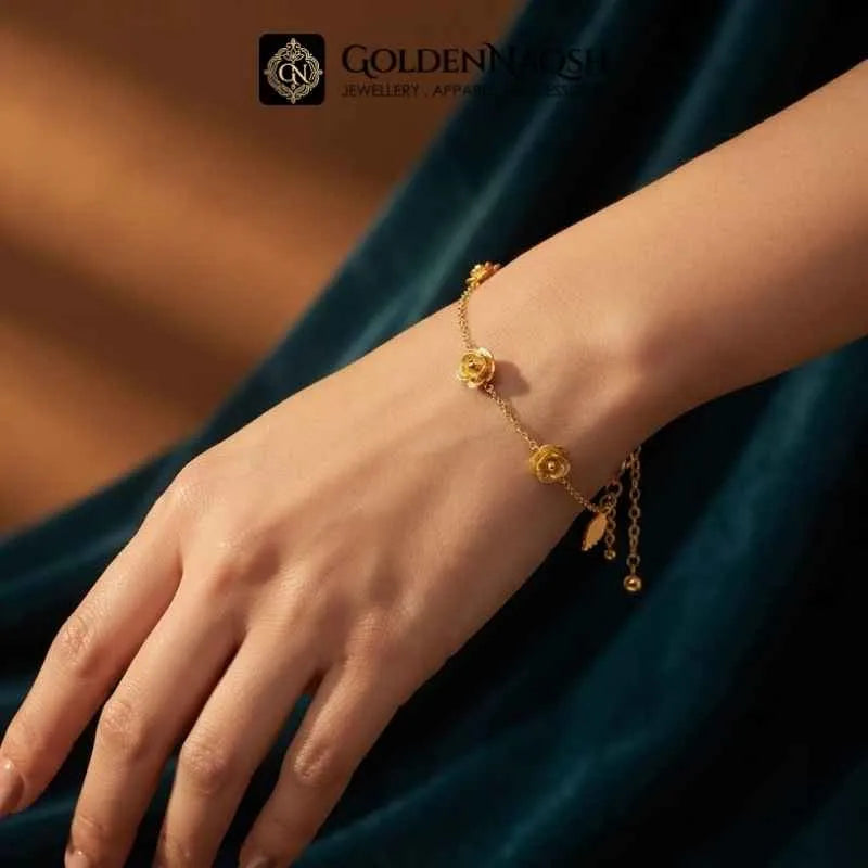 Golden Rose Trio Bracelet