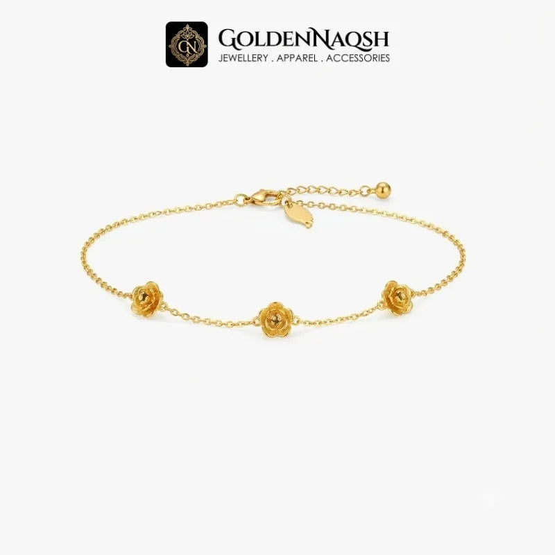 Golden Rose Trio Bracelet